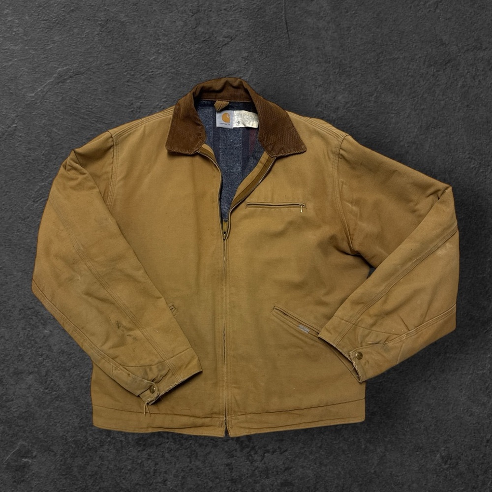 Vintage Carhartt Men's Brown Field Jacket - Picture 1 of 6